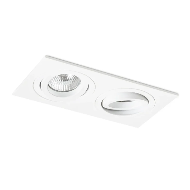 SPOT PASADENA SQ II ÎNCASTRAT, 230V, LED, GU10, 2x7W - imagine 6