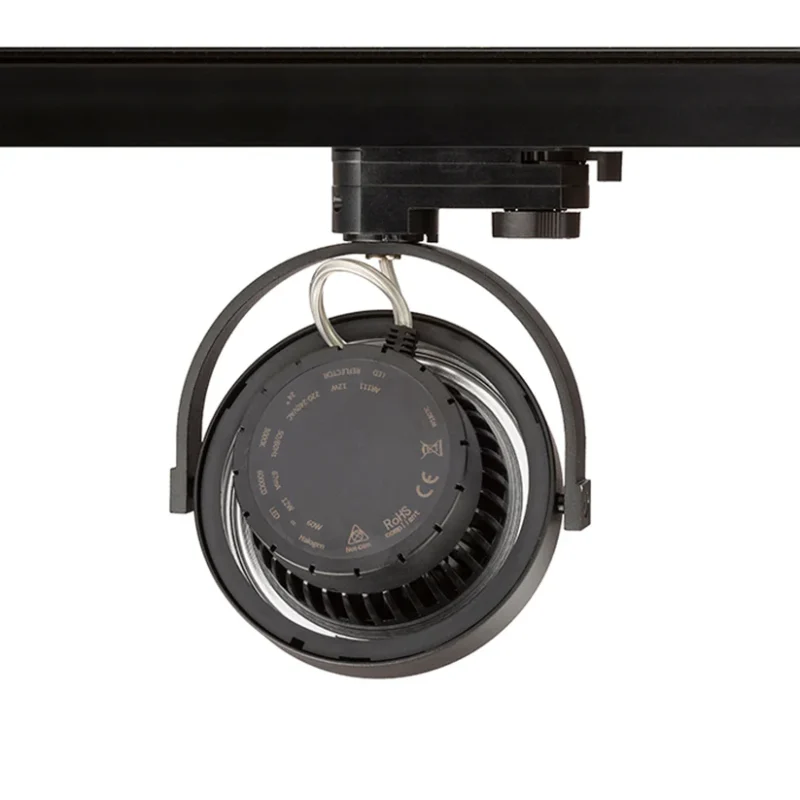 PROIECTOR KELLY PENTRU ȘINĂ CU 3-CIRCUITE, 230V, LED, 12W, 24°, 3000K - imagine 4