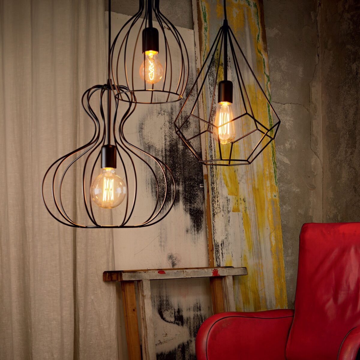 PENDUL AMPOLLA-4 SP1, IDEAL LUX - imagine 2