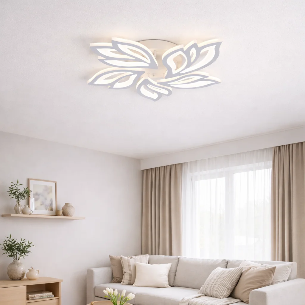 PLAFONIERĂ LEAF, CU TELECOMANDĂ, LED, 68W, 3CCT, ERSTE