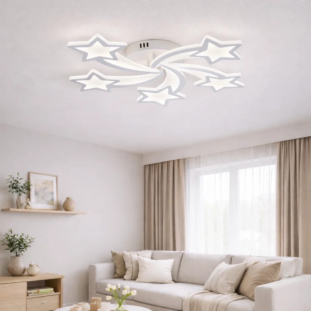 PLAFONIERĂ STAR, CU TELECOMANDĂ, LED, 86W, 3CCT, ERSTE