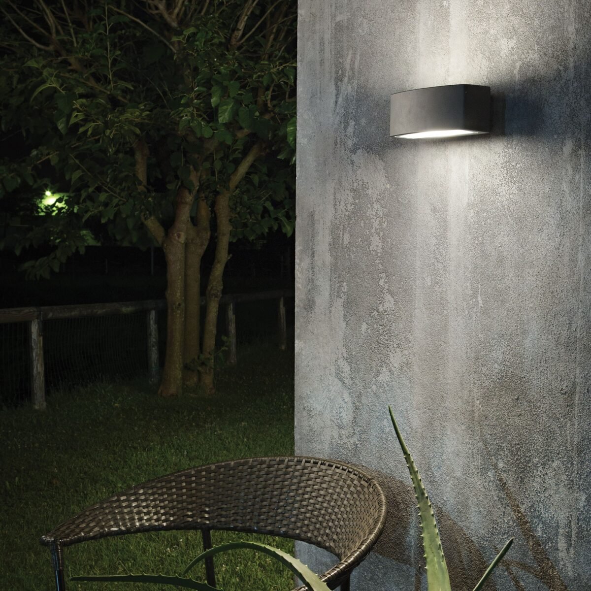 APLICĂ ANDROMEDA AP1 PENTRU EXTERIOR DE PERETE, 230V, LED E27, 60W, IDEAL LUX - imagine 8