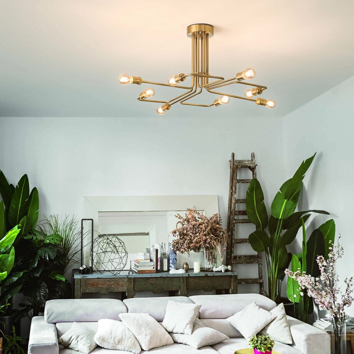 APLICĂ TRIUMPH PL8, E27, 8X42W, IDEAL LUX - imagine 2