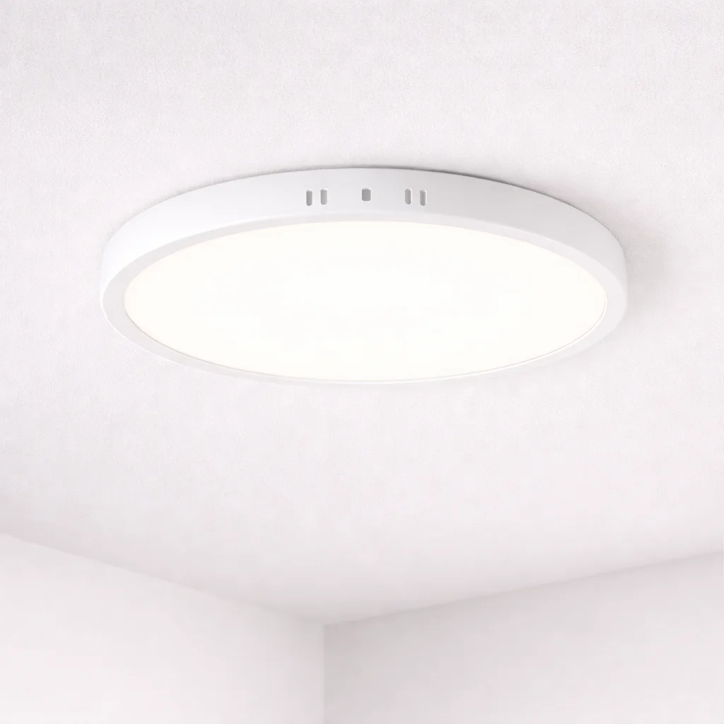 SPOT APLICAT ROTUND CU LED SMD, 24W, ALUMINIU, 6400K, NOVELITE