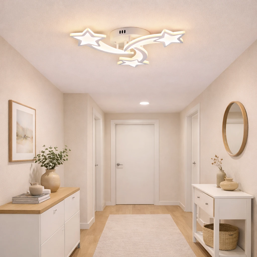 PLAFONIERĂ STAR, CU TELECOMANDĂ, LED, 52W, 3CCT, ERSTE