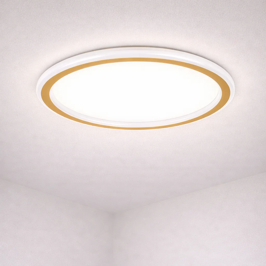 PLAFONIERĂ GOLD LED, 30CM, 30W, 3000K - 6500K, ERSTE