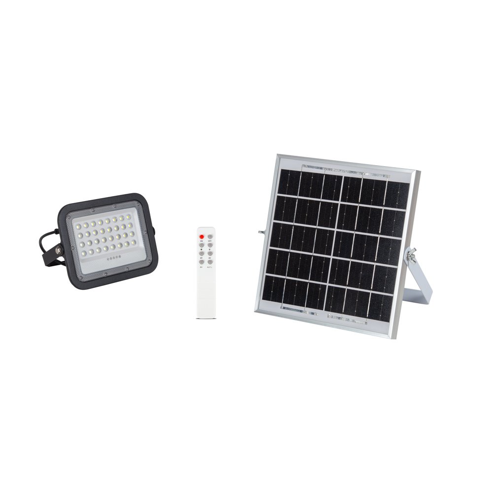 PROIECTOR SOLAR CU TELECOMANDA, IP65, 50W, LED, 6400K, NOVELITE - imagine 4