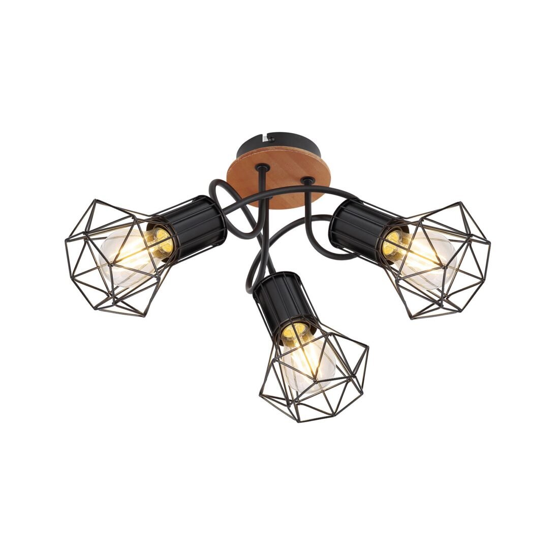 PLAFONIERĂ SKULL PL3, KL163017, 3xE27