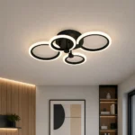 Lustra Urban LED 45W 3CCT 3150lm IP20, Telecomanda, Negru, Erste